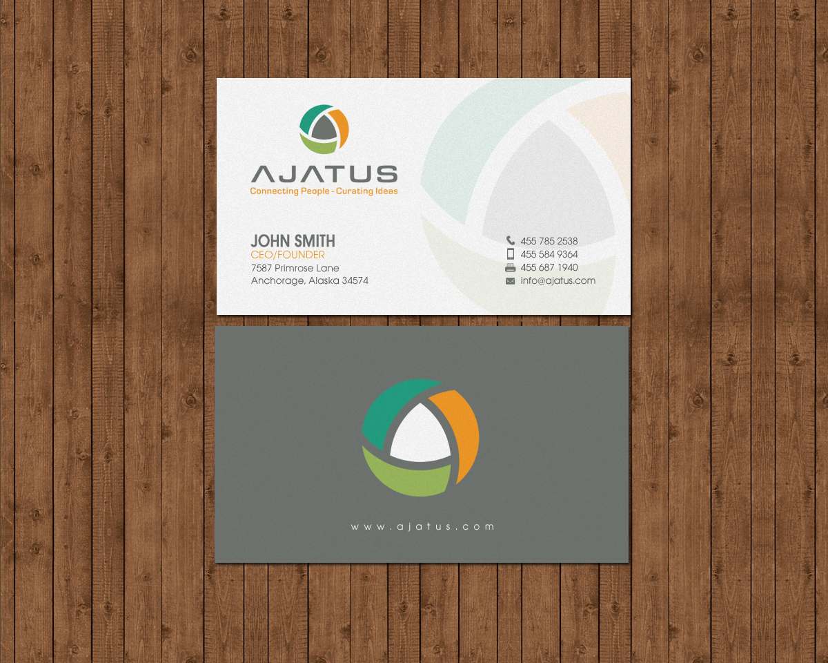 Business Card Design by chandrayaan.creative for Ajatus | Design #17478409