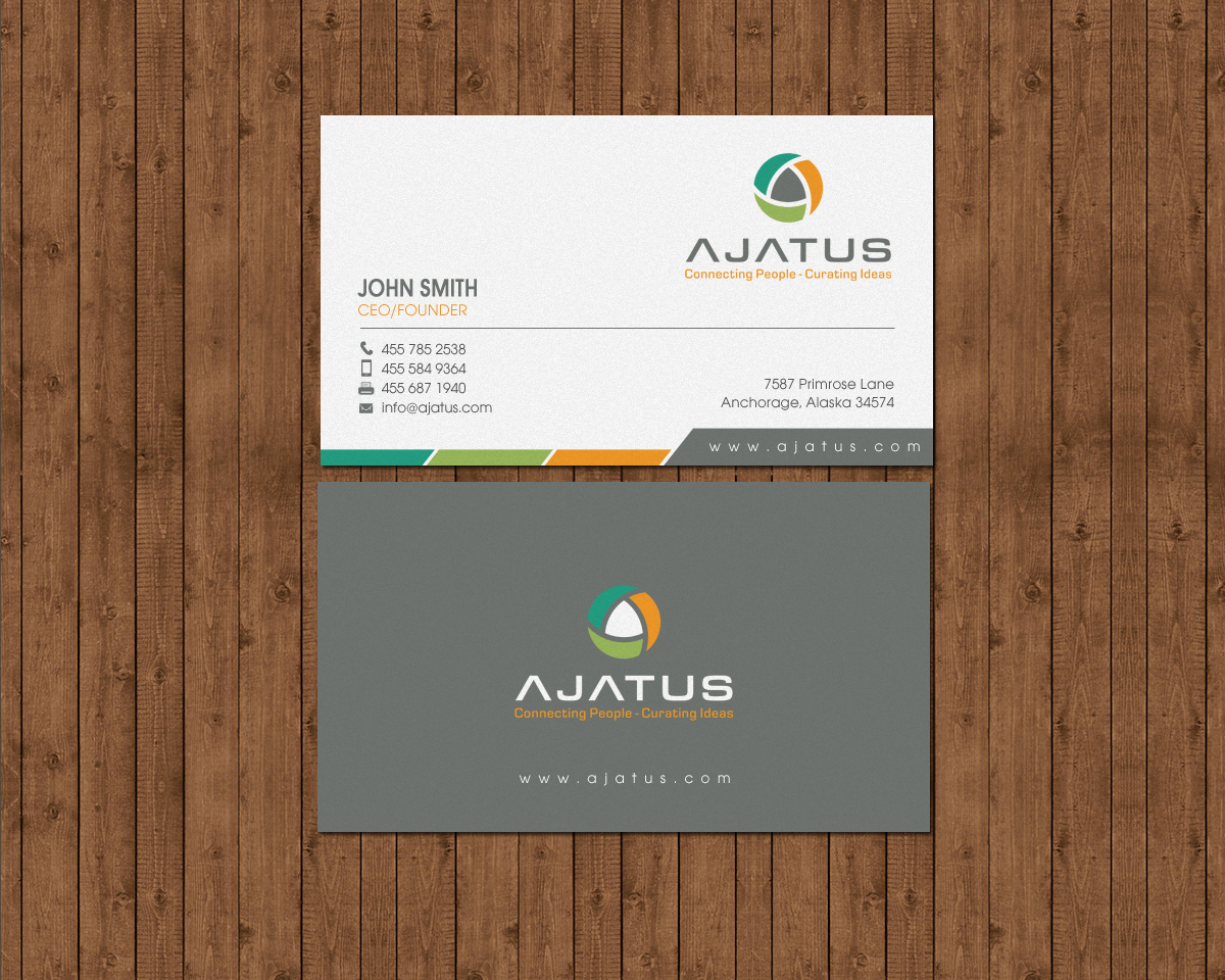 Business Card Design by chandrayaan.creative for Ajatus | Design #17478580