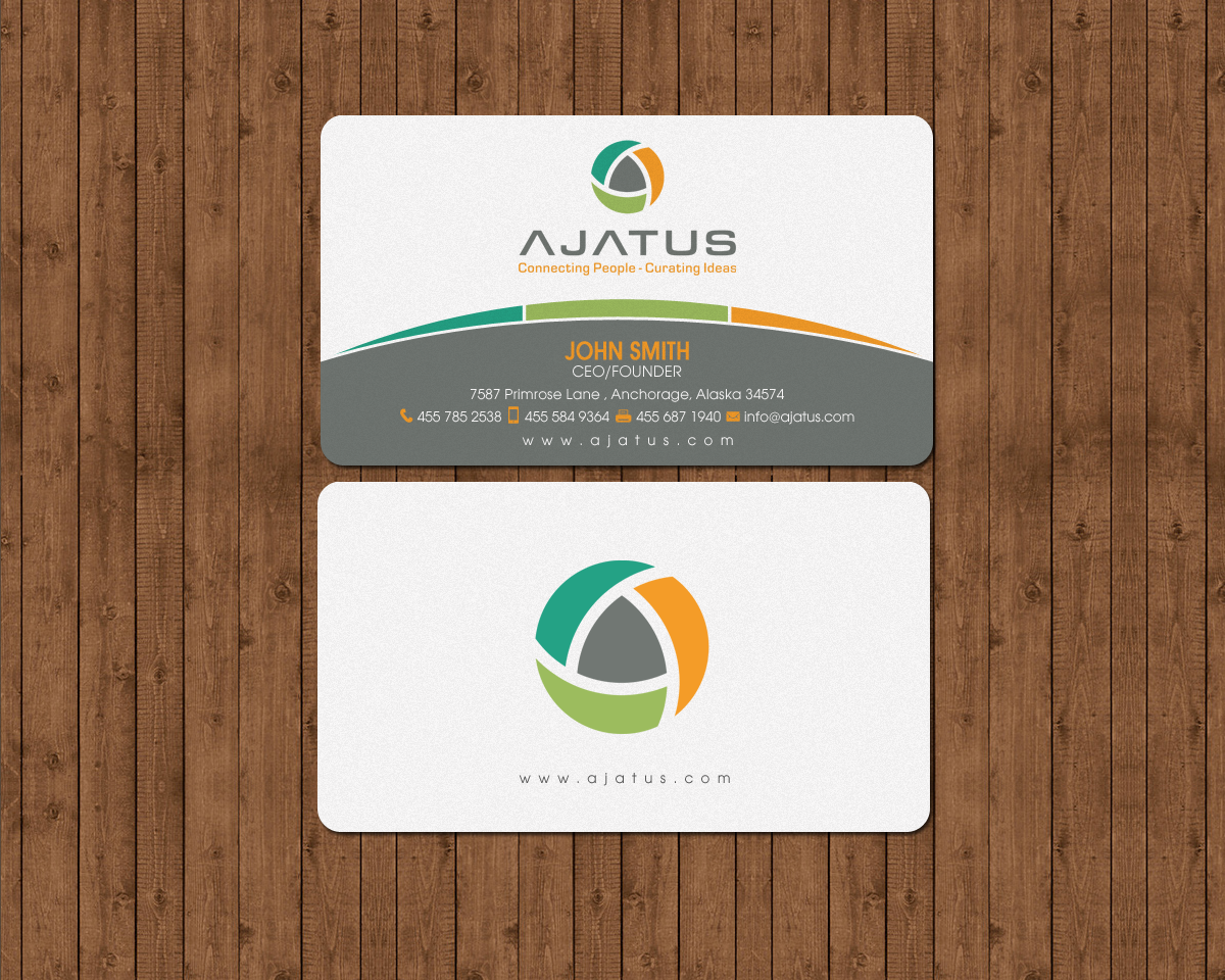 Business Card Design by chandrayaan.creative for Ajatus | Design #17478623