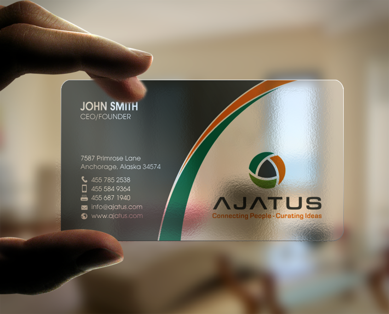 Business Card Design by chandrayaan.creative for Ajatus | Design #17478683