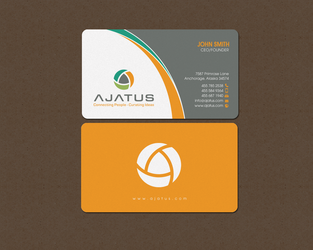 Design de Carte de Visite par chandrayaan.creative pour Ajatus | Design #17478685