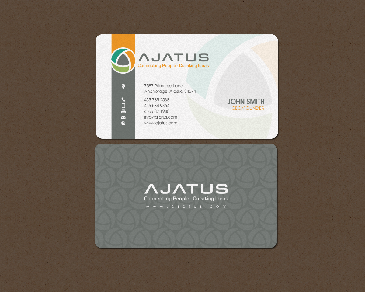 Design de Carte de Visite par chandrayaan.creative pour Ajatus | Design #17478686