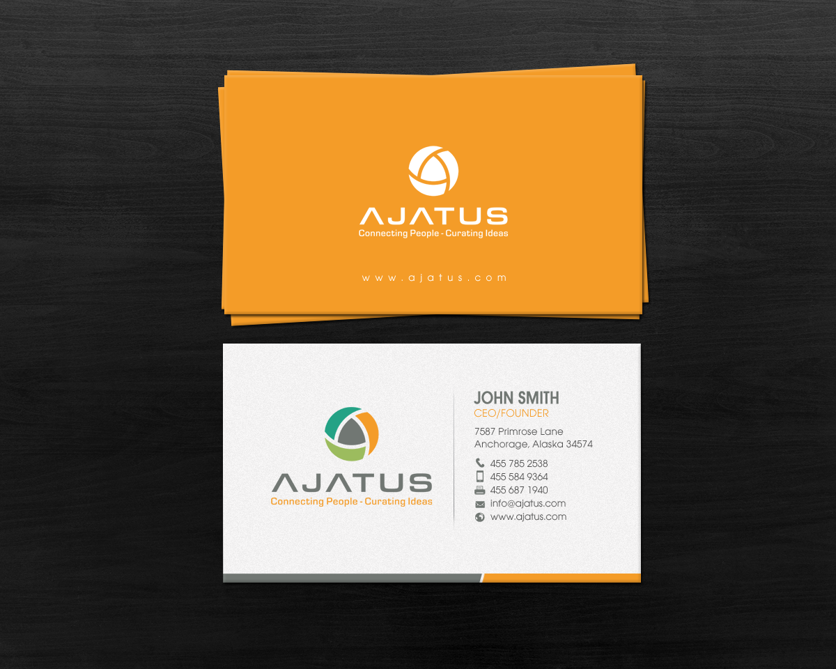 Design de Carte de Visite par chandrayaan.creative pour Ajatus | Design #17479050