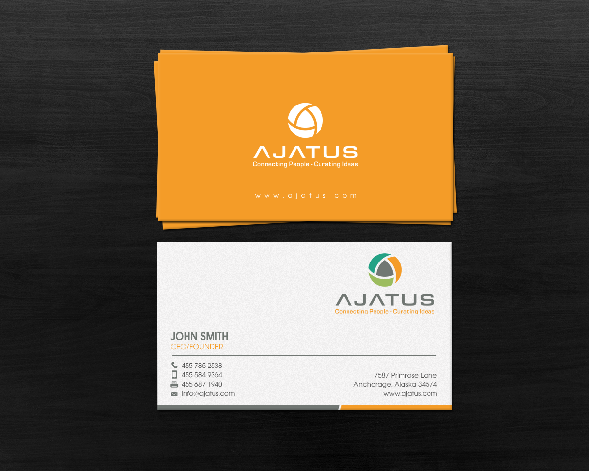 Design de Carte de Visite par chandrayaan.creative pour Ajatus | Design #17479052