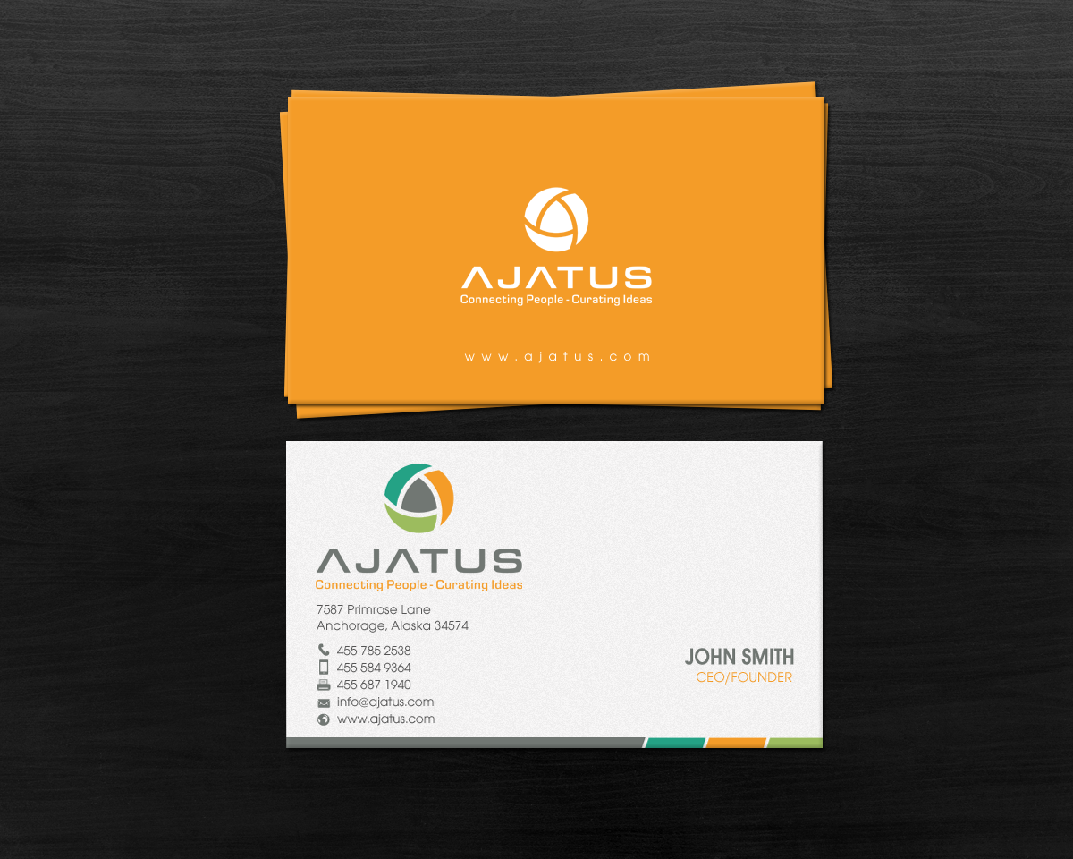 Design de Carte de Visite par chandrayaan.creative pour Ajatus | Design #17479054