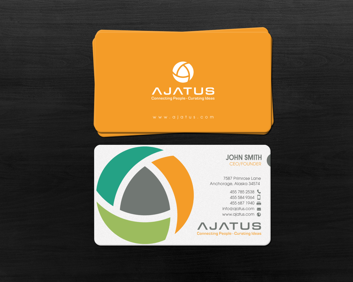 Design de Carte de Visite par chandrayaan.creative pour Ajatus | Design #17479666