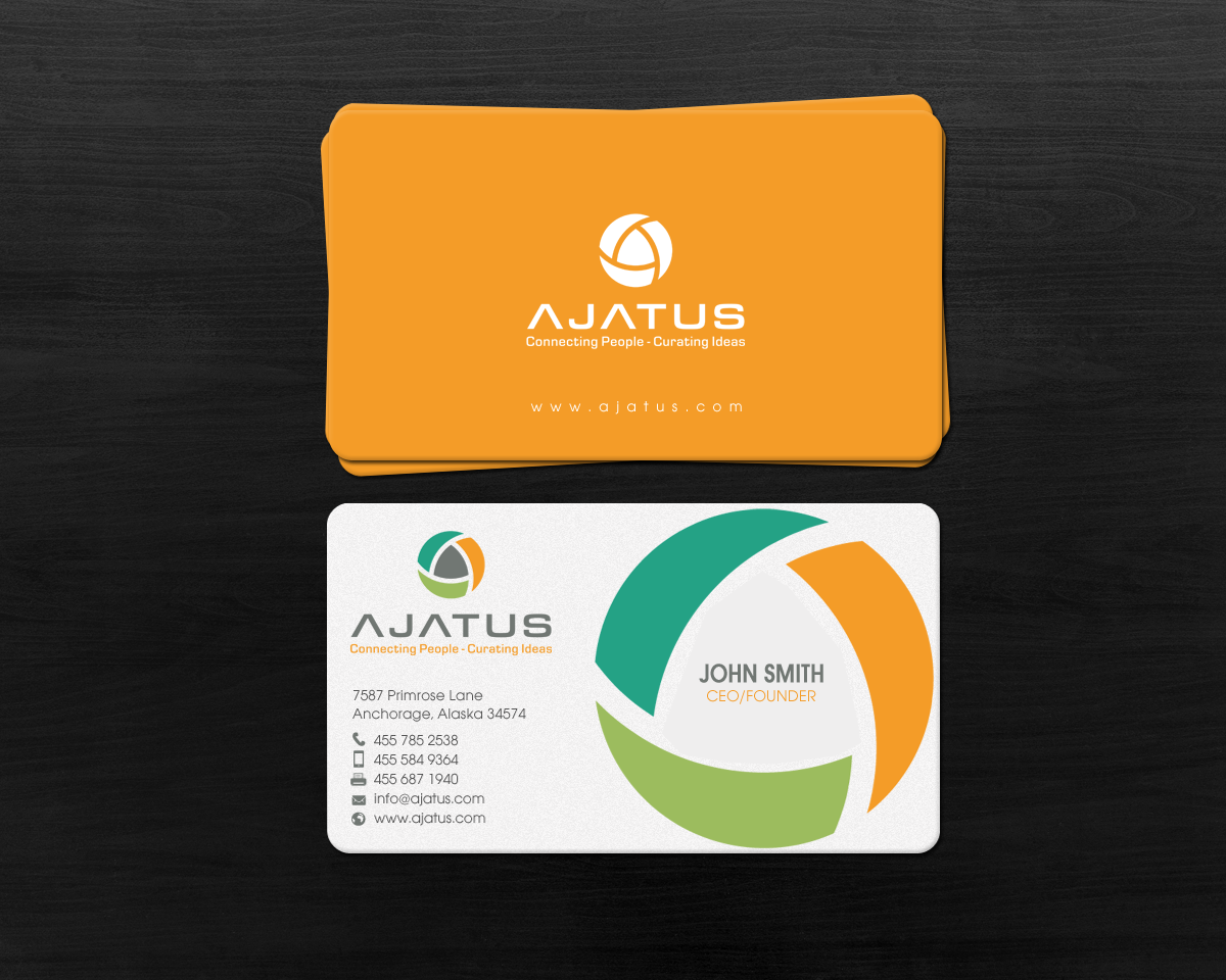 Design de Carte de Visite par chandrayaan.creative pour Ajatus | Design #17479667
