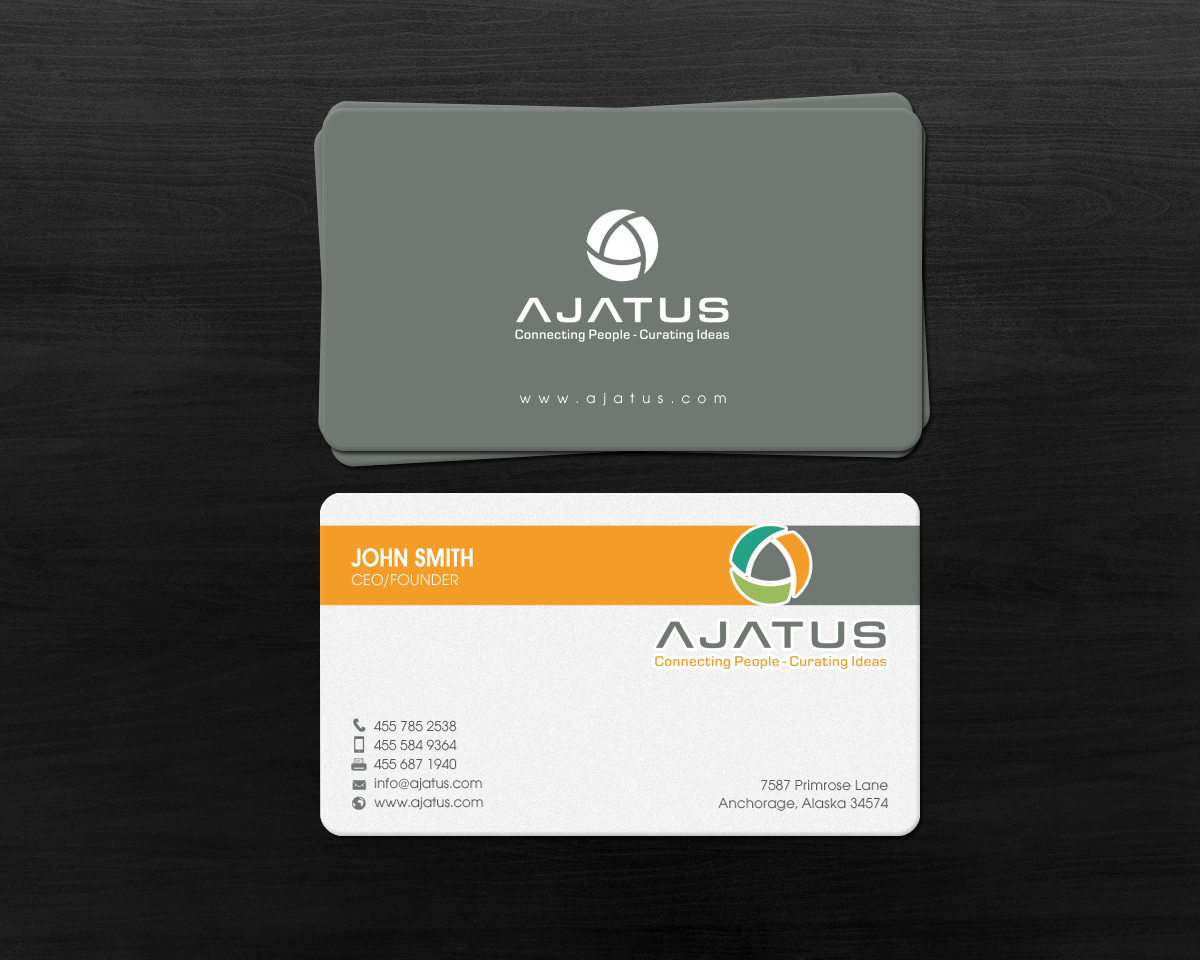 Business Card Design by chandrayaan.creative for Ajatus | Design #17479690