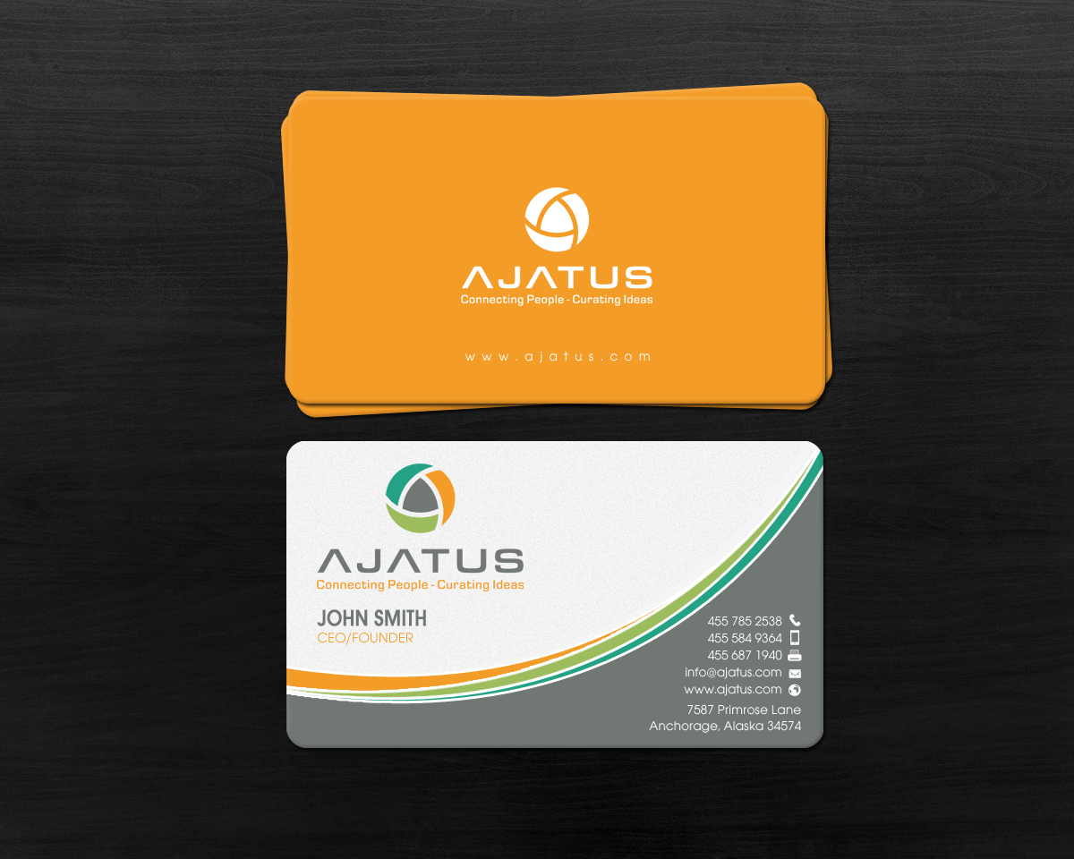 Business Card Design by chandrayaan.creative for Ajatus | Design #17479693