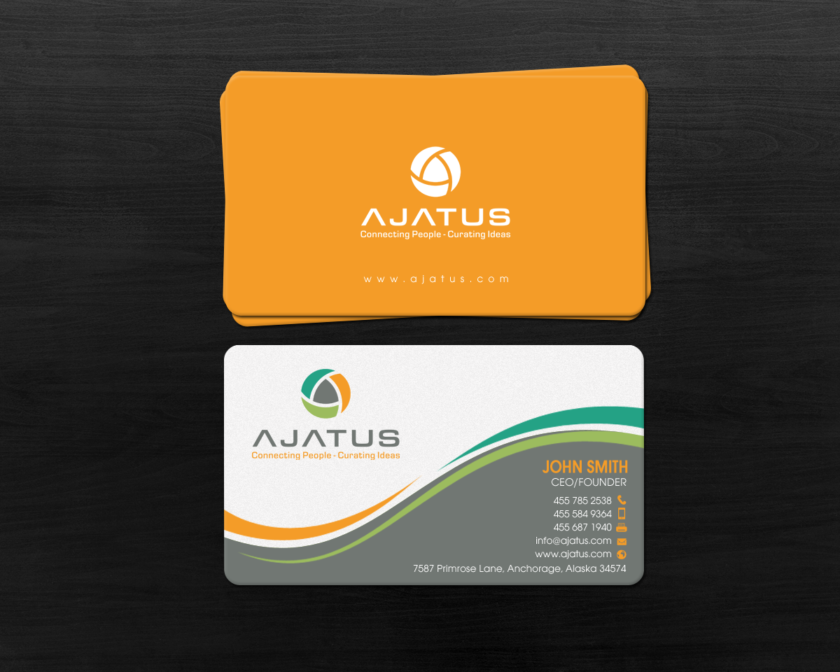 Business Card Design by chandrayaan.creative for Ajatus | Design #17479760