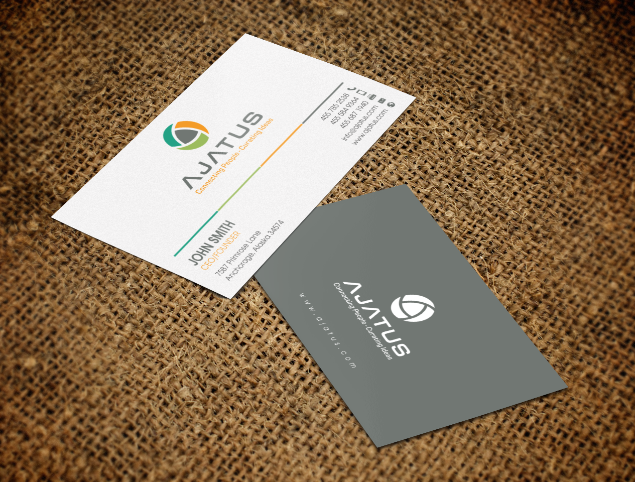 Business Card Design by chandrayaan.creative for Ajatus | Design #17479764