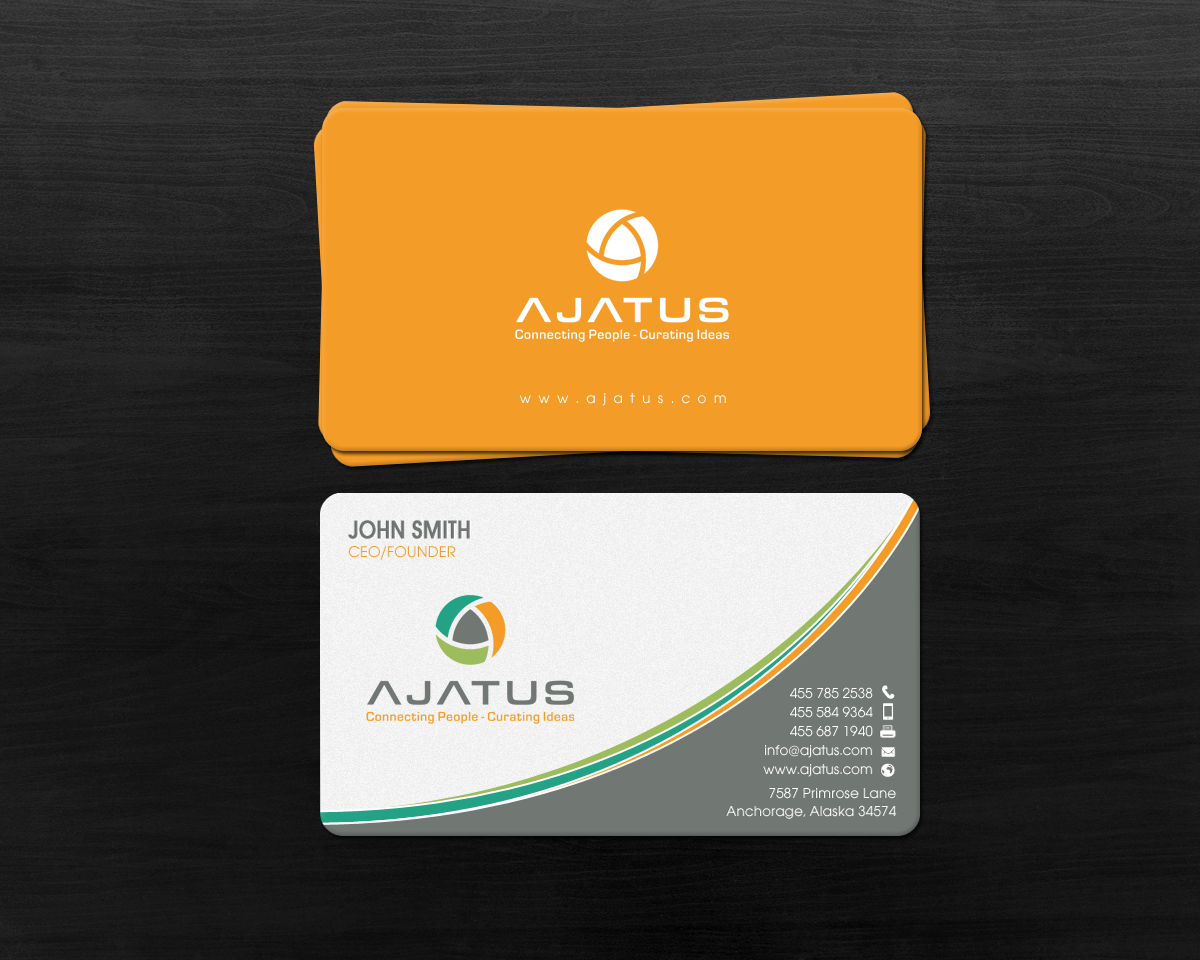 Business Card Design by chandrayaan.creative for Ajatus | Design #17479814