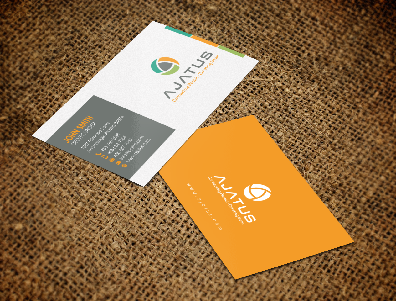 Business Card Design by chandrayaan.creative for Ajatus | Design #17479859