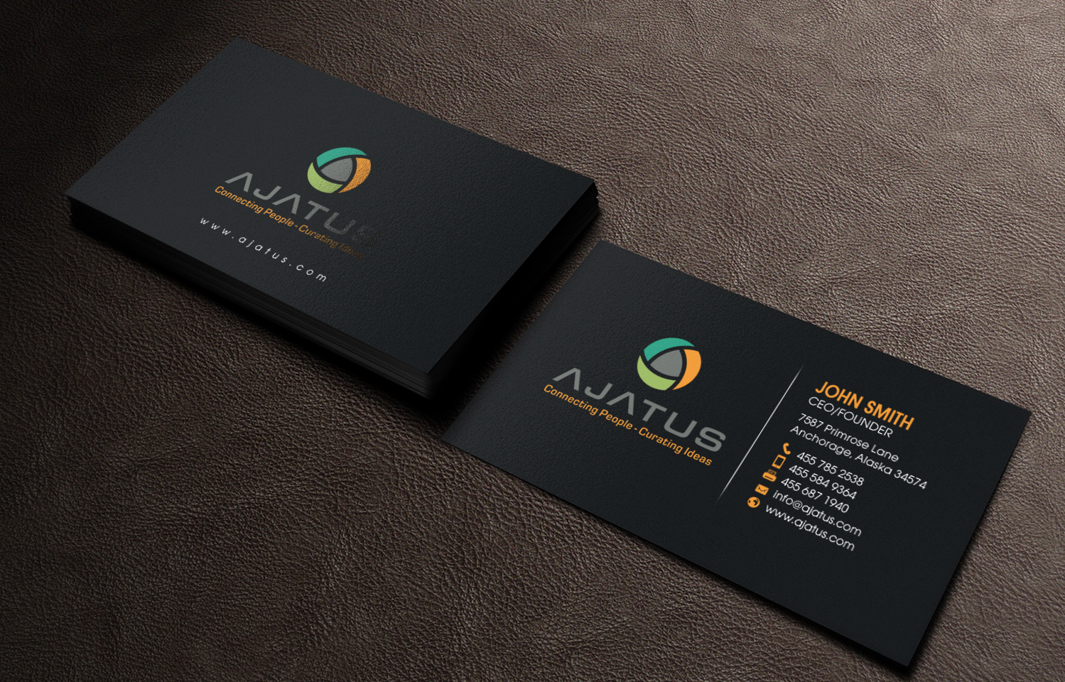 Business Card Design by chandrayaan.creative for Ajatus | Design #17479860