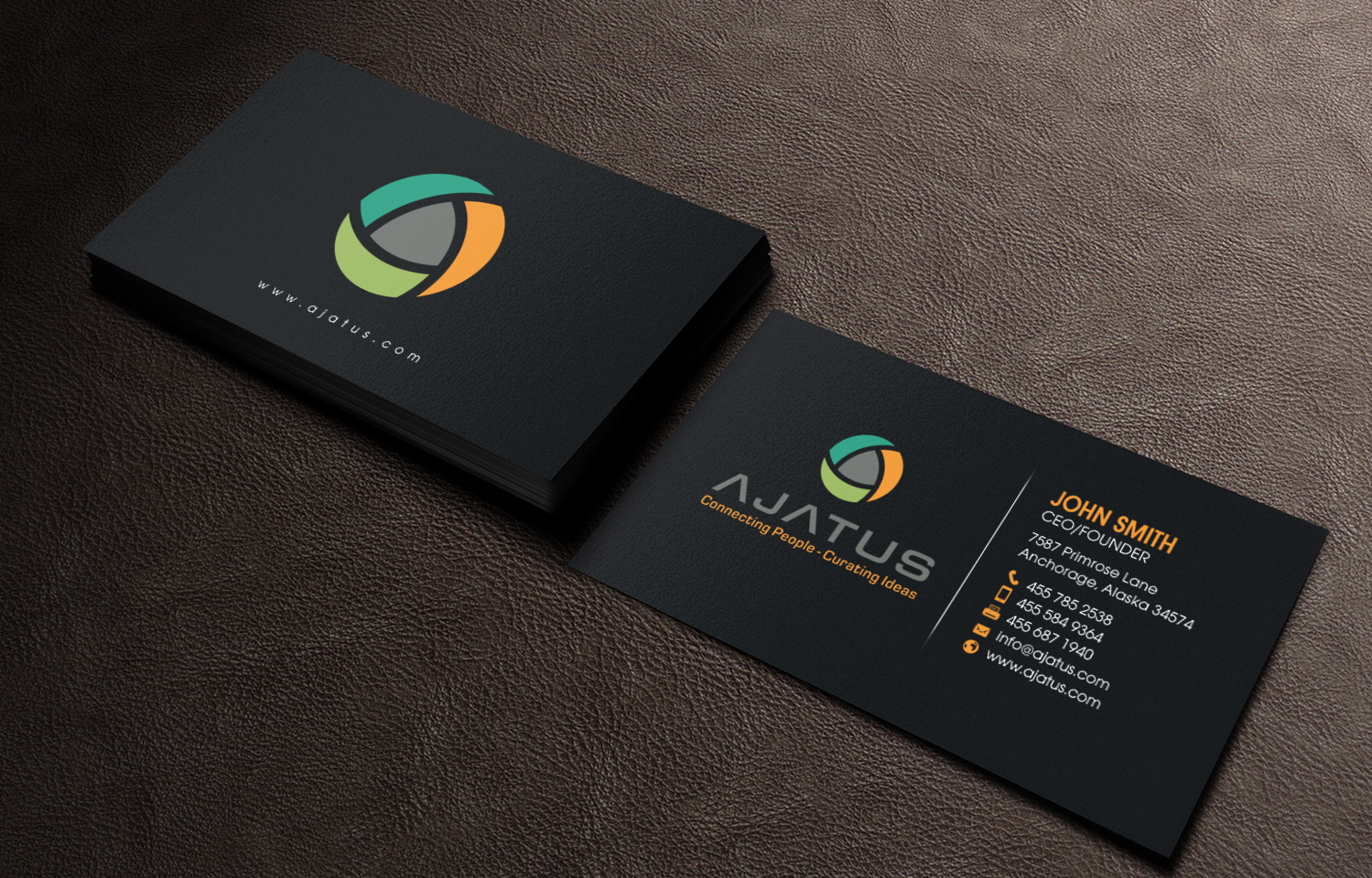 Business Card Design by chandrayaan.creative for Ajatus | Design #17480192