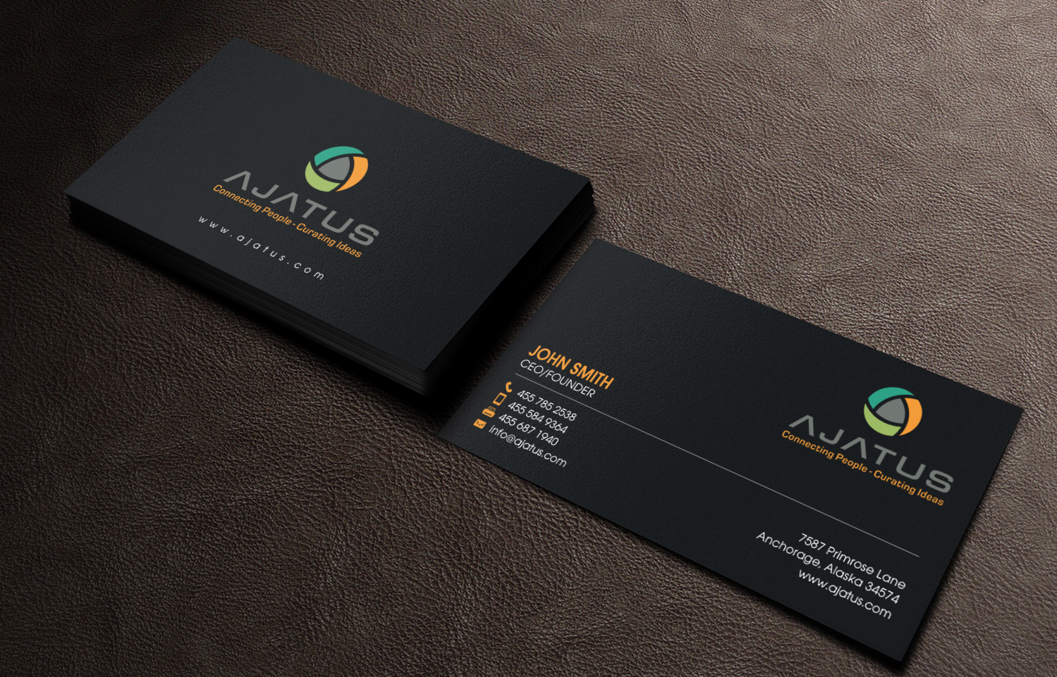 Business Card Design by chandrayaan.creative for Ajatus | Design #17480194