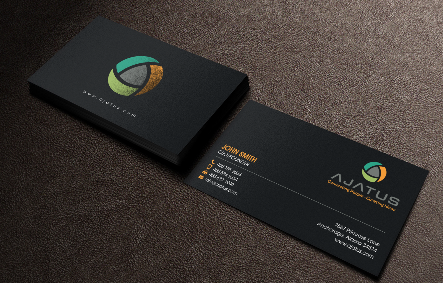 Business Card Design by chandrayaan.creative for Ajatus | Design #17480195