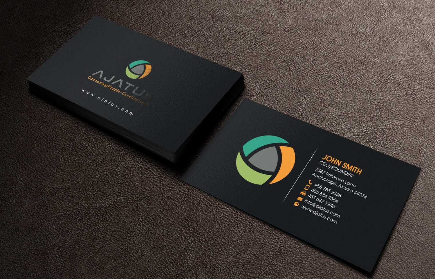 Business Card Design by chandrayaan.creative for Ajatus | Design #17480251