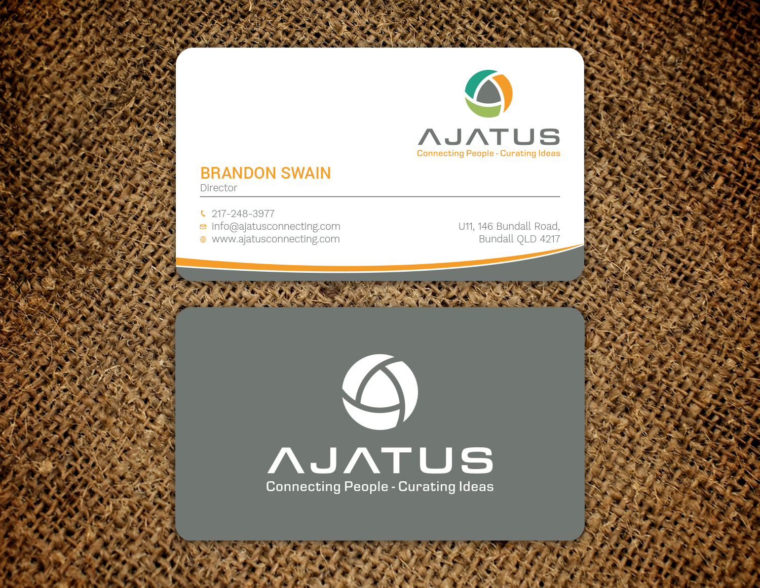Business Card Design by Tripti Ranjan Gain for Ajatus | Design #17476737