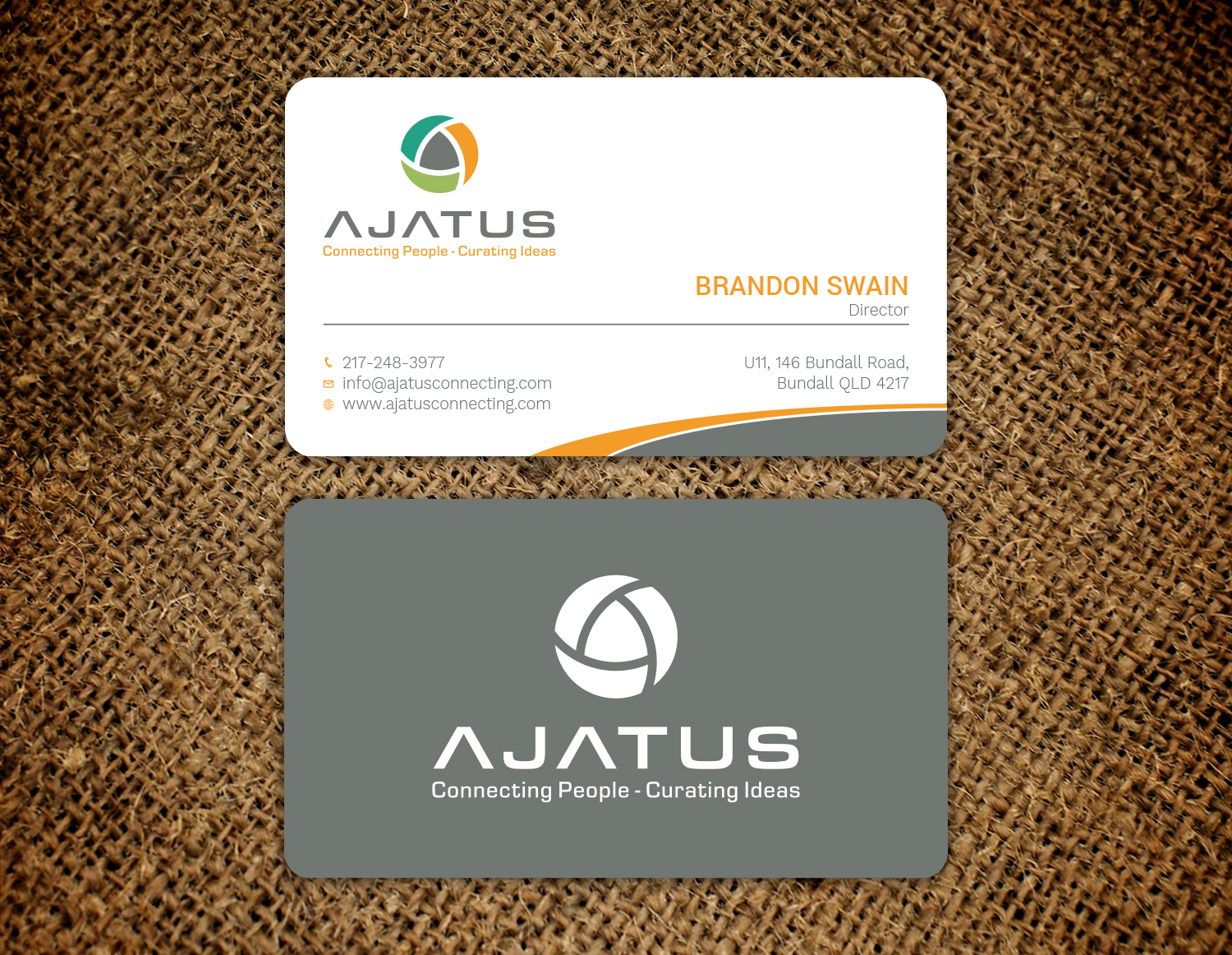 Business Card Design by Tripti Ranjan Gain for Ajatus | Design #17476753