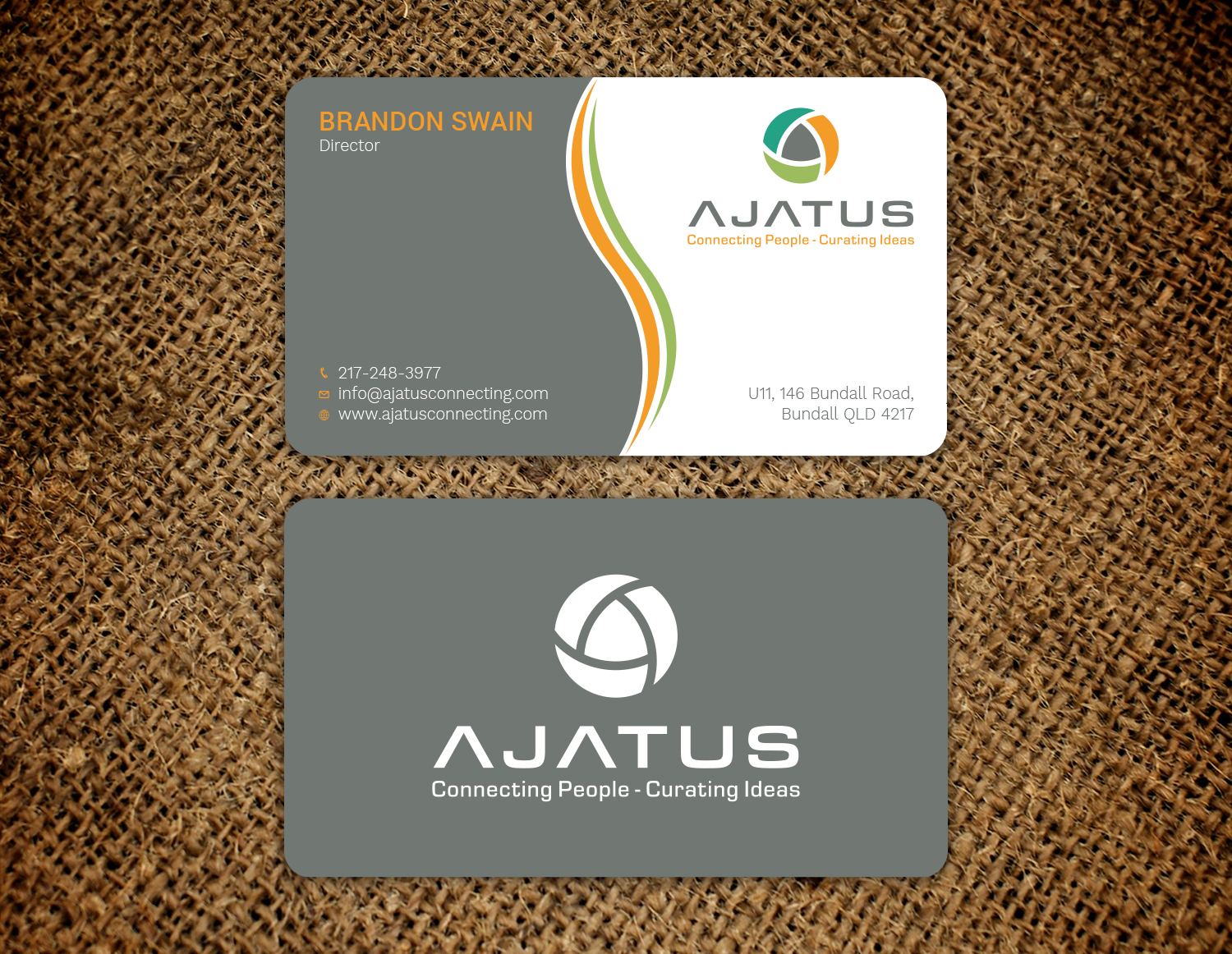 Business Card Design by Tripti Ranjan Gain for Ajatus | Design #17476769