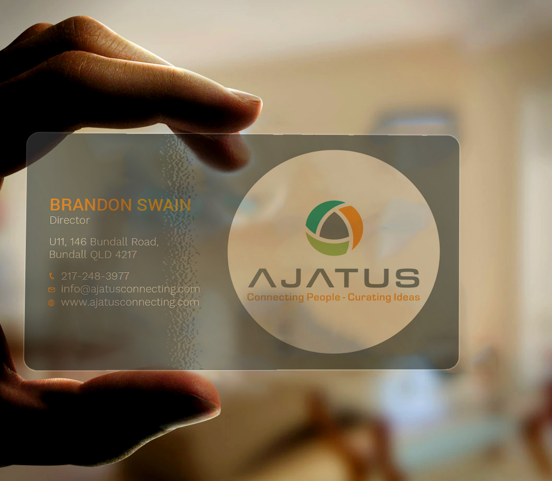 Business Card Design by Tripti Ranjan Gain for Ajatus | Design #17476789