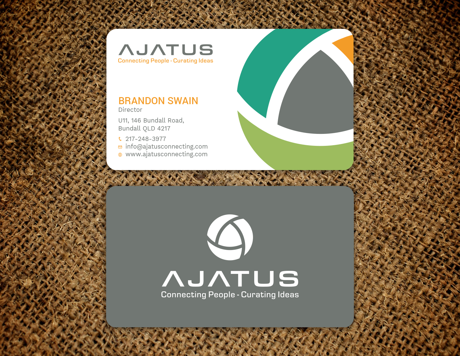 Business Card Design by Tripti Ranjan Gain for Ajatus | Design #17476791