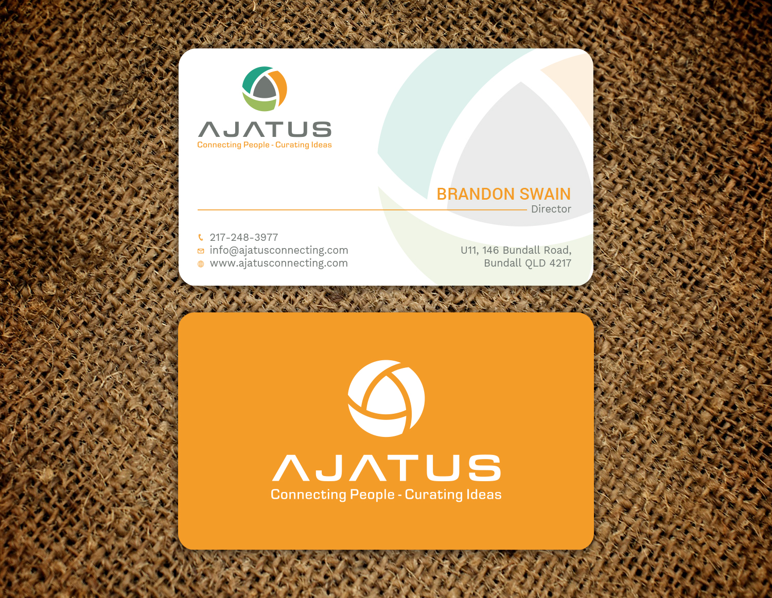 Business Card Design by Tripti Ranjan Gain for Ajatus | Design #17476848