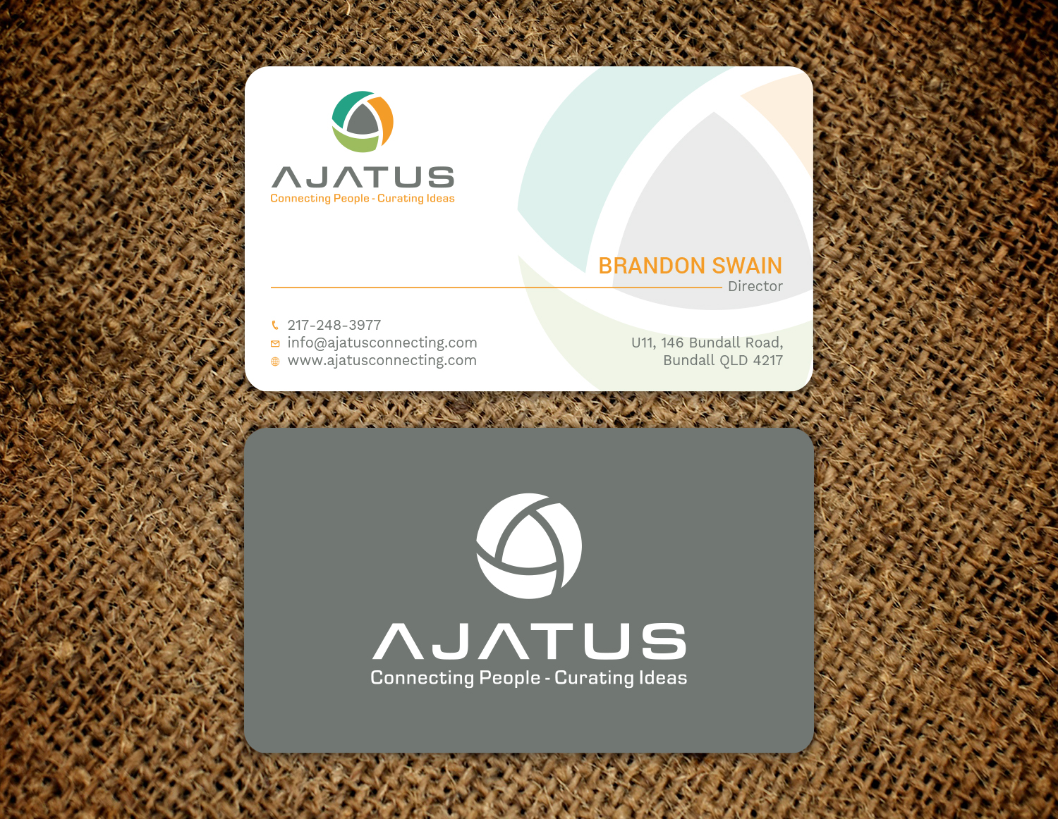 Business Card Design by Tripti Ranjan Gain for Ajatus | Design #17476849