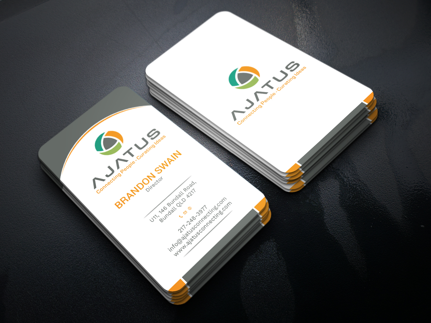 Business Card Design by Tripti Ranjan Gain for Ajatus | Design #17476850