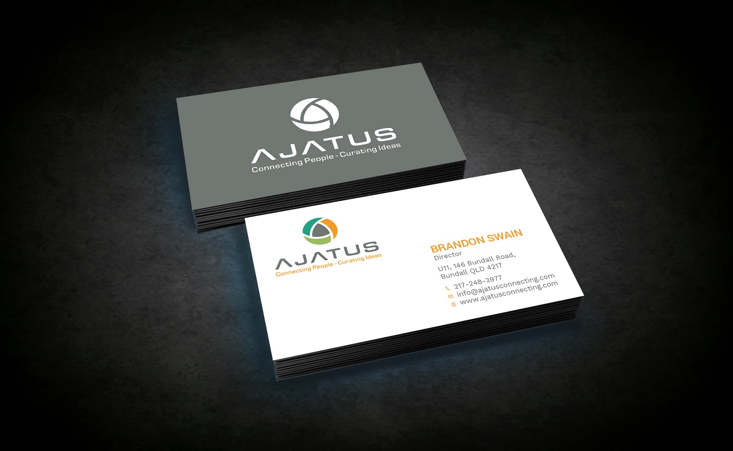 Business Card Design by Tripti Ranjan Gain for Ajatus | Design #17476856