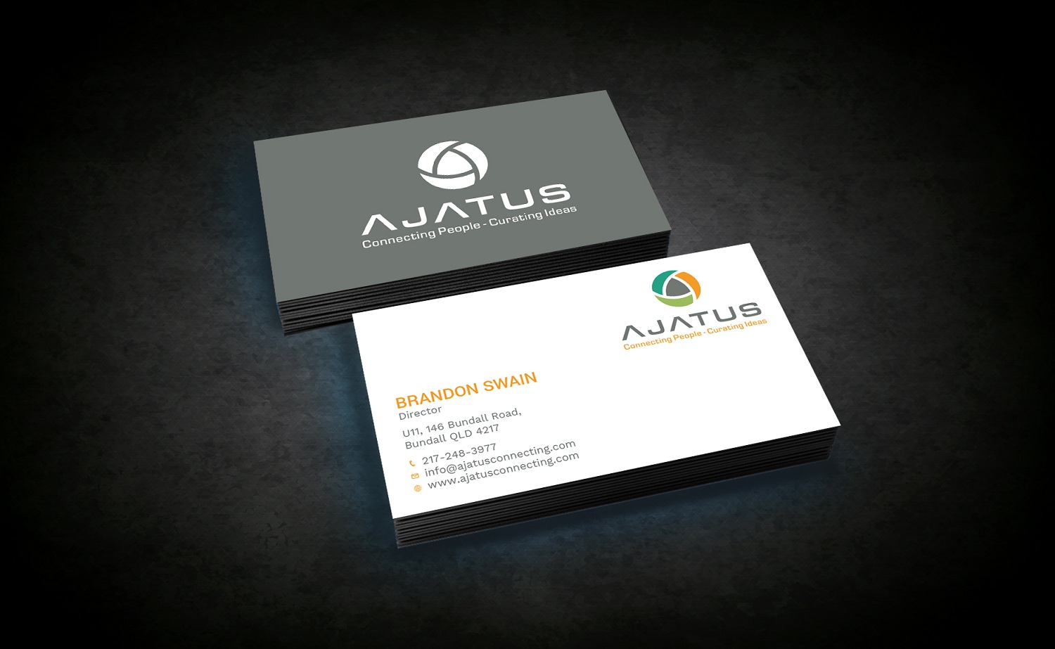 Business Card Design by Tripti Ranjan Gain for Ajatus | Design #17476857