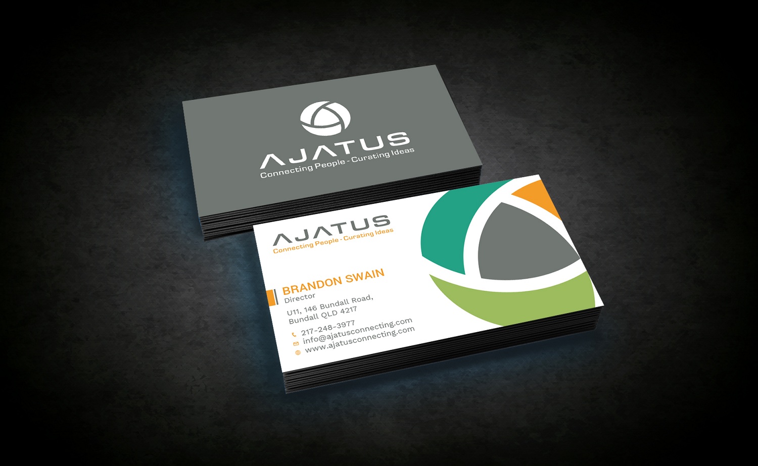 Business Card Design by Tripti Ranjan Gain for Ajatus | Design #17476858