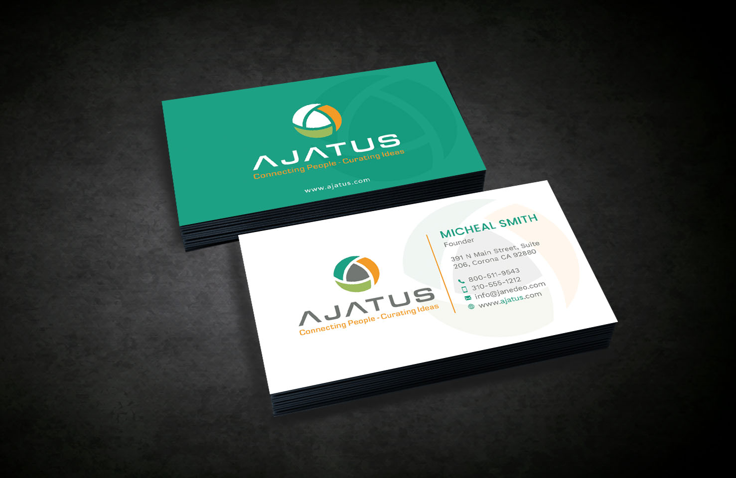 Business Card Design by Tripti Ranjan Gain for Ajatus | Design #17476894