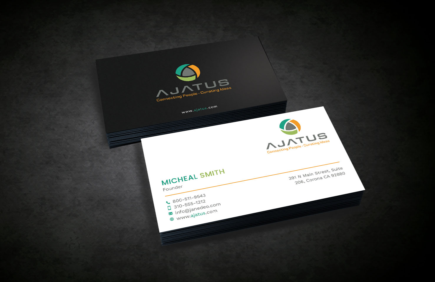 Design de Carte de Visite par Tripti Ranjan Gain pour Ajatus | Design #17511630