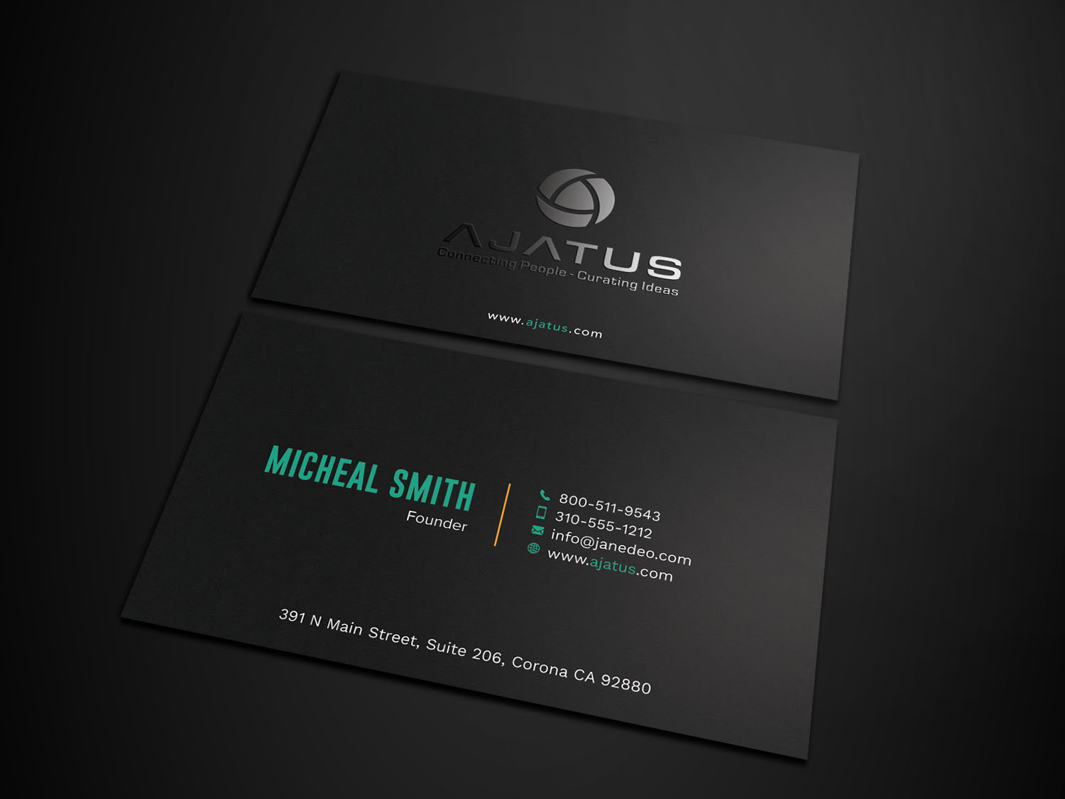 Business Card Design by Tripti Ranjan Gain for Ajatus | Design #17511635