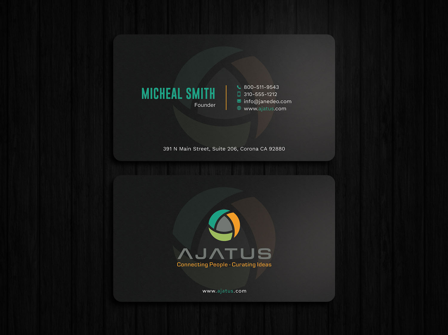 Business Card Design by Tripti Ranjan Gain for Ajatus | Design #17511639