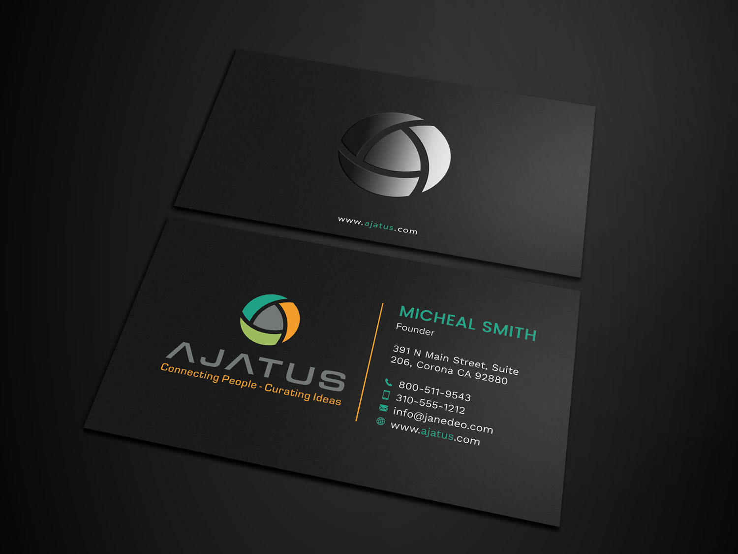 Design de Carte de Visite par Tripti Ranjan Gain pour Ajatus | Design #17511647