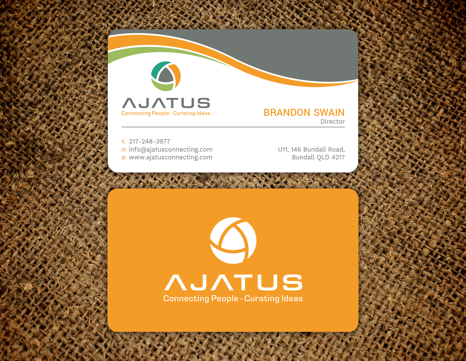 Design de Carte de Visite par Tripti Ranjan Gain pour Ajatus | Design #17511678