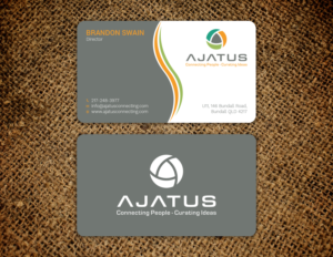 Business Card Design by Tripti Ranjan Gain for Ajatus | Design: #17511680