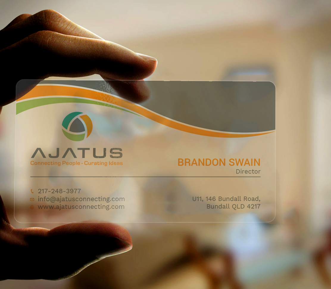 Design de Carte de Visite par Tripti Ranjan Gain pour Ajatus | Design #17511687