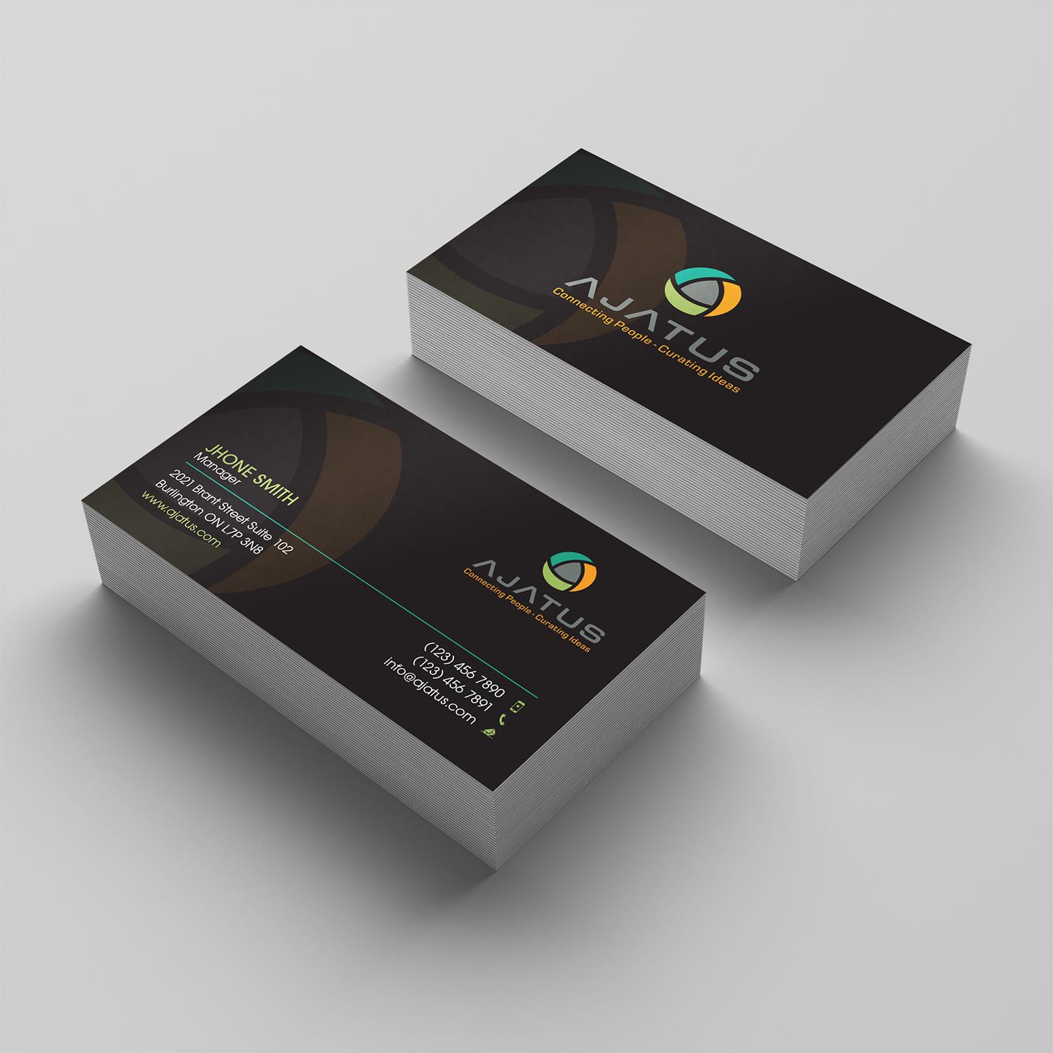 Design de Carte de Visite par HR KHAN pour Ajatus | Design #17481176