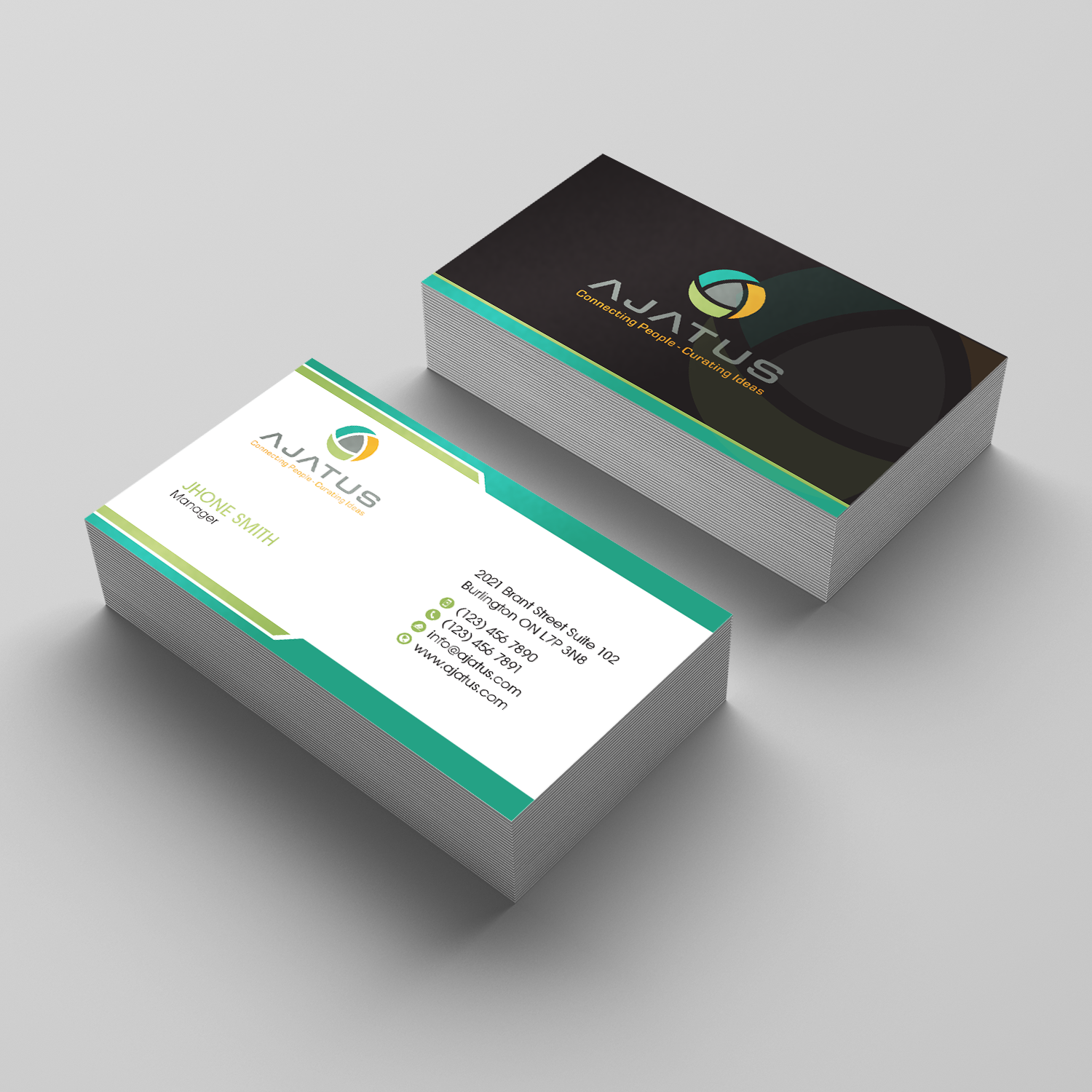 Design de Carte de Visite par HR KHAN pour Ajatus | Design #17490569