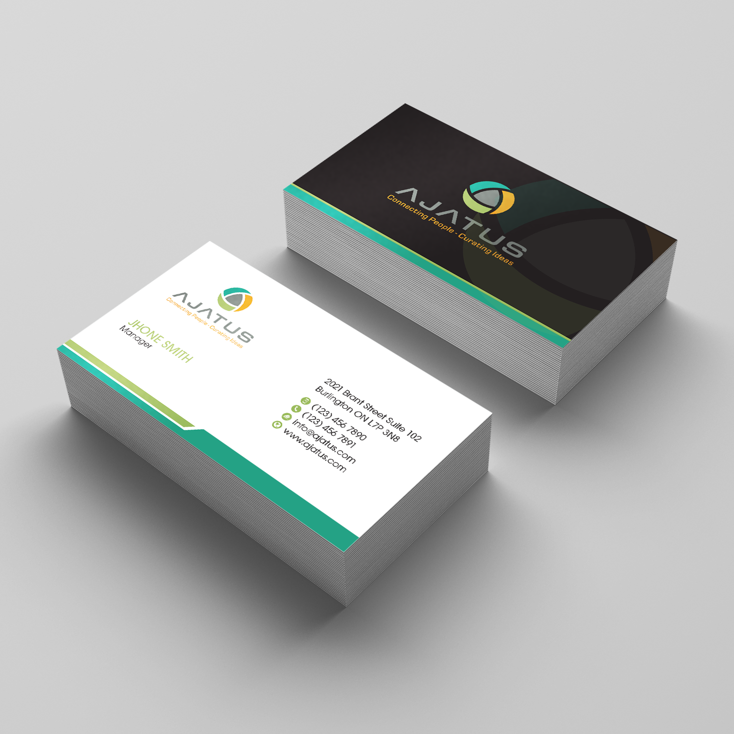 Design de Carte de Visite par HR KHAN pour Ajatus | Design #17490576