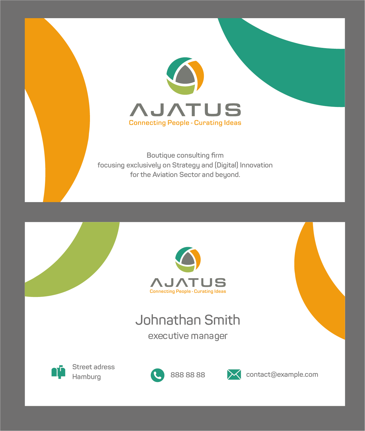 Business Card Design by vladish87 for Ajatus | Design #17535090