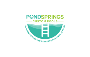 Pond Springs Custom Pools + Slogan in smaller size 