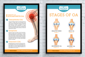 Health Clinic needs Stages of Osteoarthritis Infograph flyer | Diseño de Flyer por SAI DESIGNS