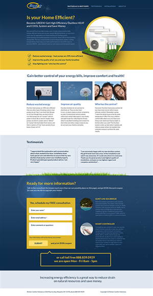 Landing Page Design by HugoRaminhos