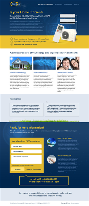Landing Page Design by HugoRaminhos for this project | Design: #2780813