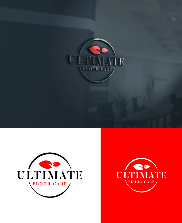 Elegant Playful It Company Logo Design For Ultimate Floor Care